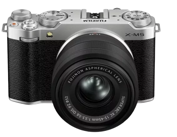 test complet Fujifilm-X-M5-silver-15-45mm-kit