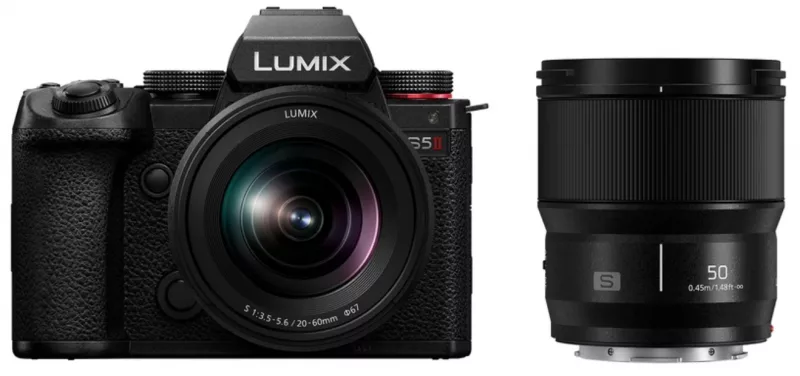 Panasonic Lumix S5 Mark II + S 20-60mm f:3.5-5.6 + S 50mm f:1.8 2objectifs