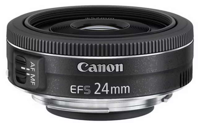 CANON Objectif EF-S 24mm f:2.8 STM Pancake Garanti 2 ans