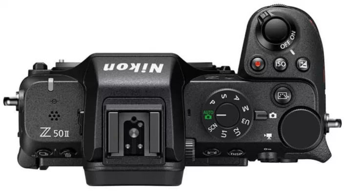 NIKON Z50 II vue dessus