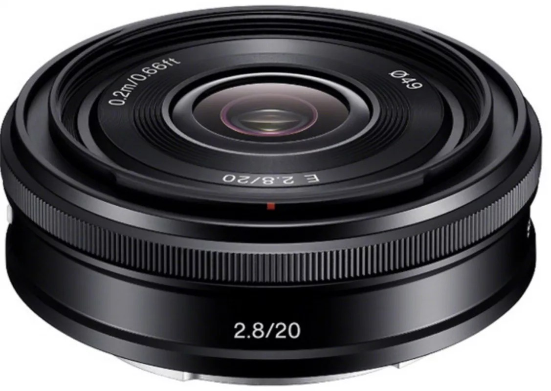 SONY Objectif SEL E 20mm f:2.8 Pancake Garanti 2 ans