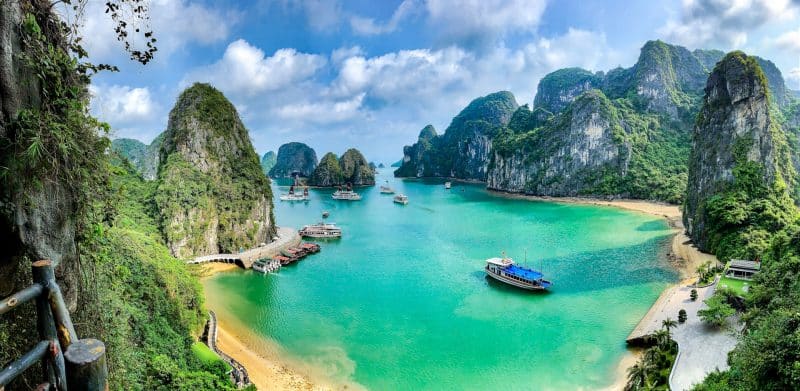 La baie d'Ha Long au Vietnam