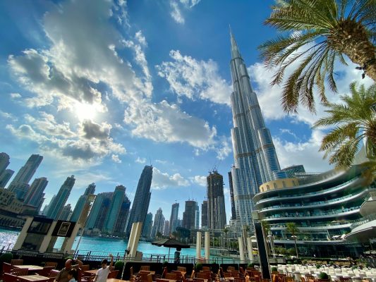 Dubaï vue des grattes)ciels
