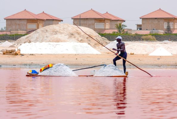 Le lac rose au Sénégal