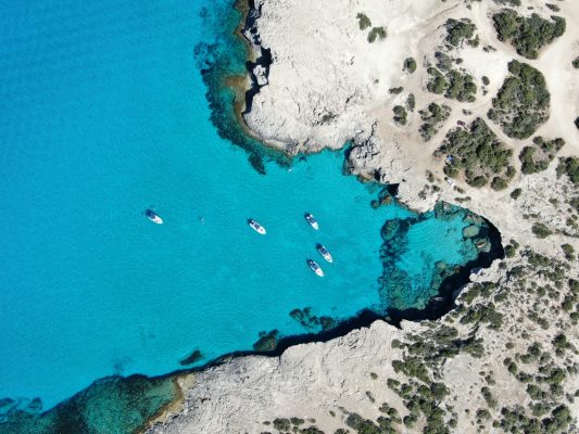 Lagon bleu à Chypre
