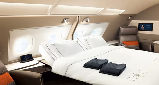 Pour profiter des Suites Doubles avec la compagnie Singapour airlines