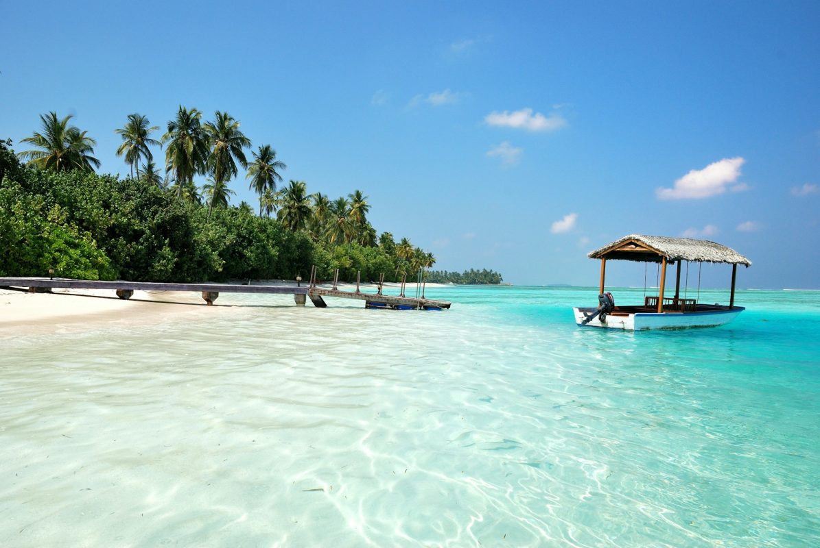 Île de Medhufushi aux Maldives